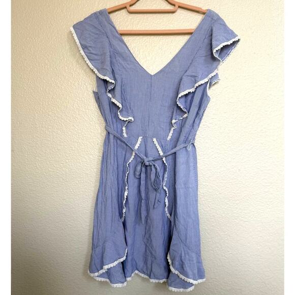 Revolve Cupcakes and Cashmere Mitzi Dress Size 8 in Monaco Blue $118 Retail - Picture 2 of 8